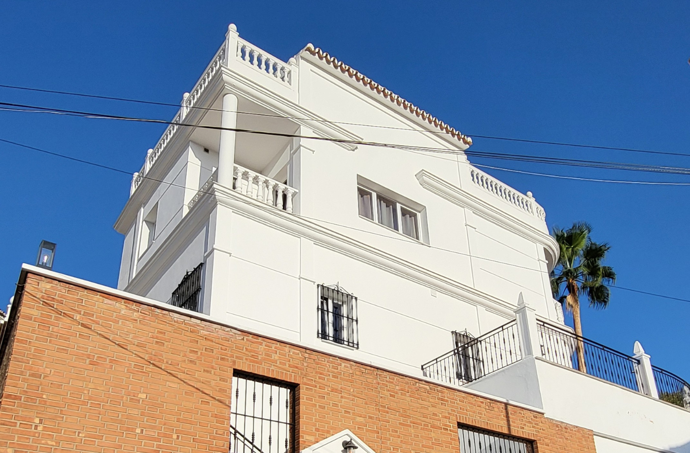 De villa in Ciudad Jardín, Málaga stad, na de renovatie